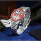 San Martin New Chronograph VK64 Quartz Watch Original Design 39.5mm Men Sports Business Dress Watches Waterproof 100m SN0116