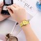 MEGIR Fashion Business Casual Watch for Women Sapphire Automatic Mechanical Wristwatch Ladies Stainless Steel Female Date Clock