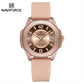NAVIFORCE Ladies Watch For Women Silicone Strap Clock Quartz Wrist Watches for Women 5ATM Waterproof Casual Relogio Feminino