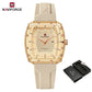 NAVIFORCE Women Watch Luxury Brand Fashion Simple Quartz Calendar Ladies Watch Waterproof Wristwatch Lady Clock Relogio Feminino
