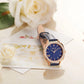 MEGIR Fashion Women Watches Luxury Diamond Leather Ladies Bracelet Female Quartz Wristwatches Dress Clock Relogio Feminino 7029