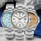 San Martin 39mm Gada Fashion Men Dress Watch Orange Luminous NH35 Automatic Mechanical Business Watches Waterproof  SN0129 Reloj