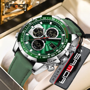 Fashion SADNA New 5105 Student Quartz Electronic Watch Sports Multifunctional Waterproof LED Men's Electronic Watch 2025