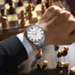 CURREN New Simple Style Stainless Steel Wristwatches for Men Luxury Brand Business Quartz Watch with Roman Numbers