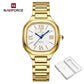 NAVIFORCE Women's Casual Watch Stainless Steel Bracelet Fashion Business Waterproof Quartz Wristwatches Ladies' Relogio Feminino