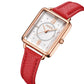 MEGIR Women Watch Luxury Fashion Leather Strap Ladies Quartz Wristwatch Casual Wristwatches Dress Clock Relogio Feminino 7027