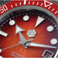 San Martin 37.5-40mm Limited Edition Red JianZhan Enamel Sunburst Dial Men's Diver Watch Miyota 9015 Automatic Mechanical SN0148