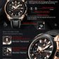 MEGIR Luxury Brand Military Sport Watches for Men Leather Strap Quartz Wristwatch Male Clock Chronograph Reloj Hombre 2065