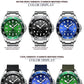 2025 FNGEEN 9001 Luxury Brand Men Watch Steel Tourbillon Skeleton Mechanical Watches Luminous Automatic Date Diamond Wristwatch
