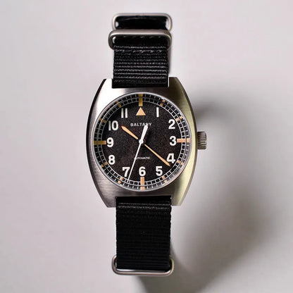 Baltany S2001B Men W10 Mechanical Pilot Watch 36MM Luxury NH38 Automatic Wristwatches Super Luminous 100M Waterproof Field Watch