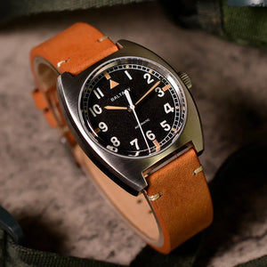 Baltany S2001B Men W10 Mechanical Pilot Watch 36MM Luxury NH38 Automatic Wristwatches Super Luminous 100M Waterproof Field Watch