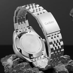 CADISEN NEW Mechanical Wristwatch For Men Automatic Watch Men Japan MIYOTA 8215 Ceramic Bezel 10Bar Waterproof Mens Watches