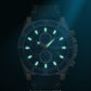 MEGIR Fashion Watches for Men Leather Strap Sport Military Wristwatch Man Quartz Watch Waterproof Chronograph with Calendar 2132