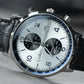 CADISEN Men Watch Quartz Luxury Brands MIYOTA 0S11 Movement Chronograph Sunburst Salmon Dial AR Coated Glass Waterproof Watches