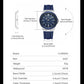 CURREN Fashion Minimalist Men's Watch with Date Display Casual Silicone Strap Quartz Wristwatches Luminous