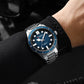 CURREN Casual Simple Quartz Watch with Stainless Steel Band Fashion Men's Clock Waterproof Luminous Wristwatches