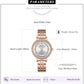 MEGIR Luxury Watches for Women Stainless Steel Dress Clock Fashion Elegant Wristwatch Quartz Watch Ladies Clock Reloj Mujer 7012