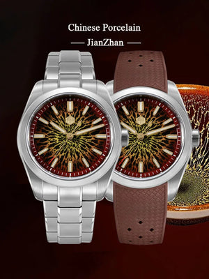 San Martin 39mm SN0144 JianZhan Dial Gada Watch Miyota 90S5 Original Design Luxury Dress Men Automatic Mechanical Wristwatch
