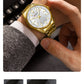 CURREN Classic Simple Stainless Steel Quartz Wristwatches Fashion Brand Men's Watches with Luminous Hands