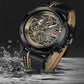 NAVIFORCE Mens Watches Top Brand Luxury Waterproof 24 Hour Date Quartz Watch Man Leather Sport Wrist Watch Men Waterproof Clock
