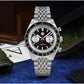 San Martin New Chronograph VK64 Quartz Watch Original Design 39.5mm Men Sports Business Dress Watches Waterproof 100m SN0116