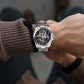 Boderry Windmill Men's Skeleton Stylish Watches Automatic Mechanical Fashion Sports Watch for Men Waterproof Wristwatches