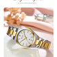 CURREN Fashion Luxury Brand Women's Watches New Simple Quartz Wristwatch with Stainless Steel Bracelet Luminous Hands