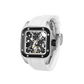 BODERRY Skeleton Watches Men's Square Titanium Automatic Mechanical STORM Luxury Clock 100M Waterproof Mechanical Watch For Men
