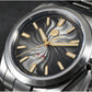 San Martin 2025 Guilloche Dial Snake Year Limited 39mm Miyota 90S5 Clear Caseback Men Automatic Mechanical Watch Luminous SN0144