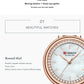 CURREN Luxury Brand Women's Wristwatches with Starry Sky Dial Stainless Steel Band Quartz Watches Ladies Rhinestones Clock