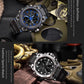 SANDA 739 Trendy Design 2024 New Arrival Alarm Mode Sports Hand Clock For Men Analog Digital Display Fashion Watch