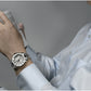 San Martin New 39mm Desert Texture Luxury Men Business Dress GMT Watch NH34 Automatic Mechanical Waterproof 100m Luminous SN0129