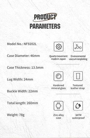 NAVIFORCE Original Watch for Male Waterproof Quartz Clock Men's Military Sports Fashion Business Wristwatches Top Brand Watch