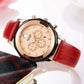 MEGIR Luxury Women Bracelet Watches Fashion Quartz Sport Ladies Wristwatch Leather Dress Clock Chronograph Reloj Hombre 2042