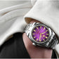 San Martin 2025 Guilloche Dial Snake Year Limited 39mm Miyota 90S5 Clear Caseback Men Automatic Mechanical Watch Luminous SN0144