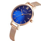 MEGIR Fashion Quartz Women Bracelet Watches Luxury Casual Ladies Dress Clock Female Steel Mesh Band Wristwatch Relogio Feminino