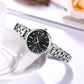 CURREN-Elegant Dress Watch for Women, Luxurious and Exquisite, 28mm Dial with Shinning Rhinestone, Quartz Wristwatch, New
