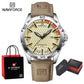 Top Brand NAVIFORCE Male Fashion Luxury WristWatch Men Quartz Watch Sports Shockproof Waterproof Leather Casual Package Gifts