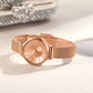 MEGIR Fashion Simple Style Women Watches Stainless Steel Strap Quartz Female Wristwatches Gift Waterproof Ladies Diamond Watch