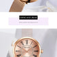 MEGIR Luxury Women Watches Fashion Ladies Quartz Watch Clock Stainless Steel Waterproof Female Watch Relogio Feminino 7014