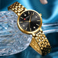 CURREN Luxury Women's Rhinestones Dial Quartz Watch Stainless Steel Band Stylish Elegant Ladies Wristwatches