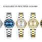CURREN Women's Luxury Brand Watches Simple Quartz Auto Date Wristwatch Female Waterproof Clock Luminous Hands 9107