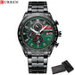 CURREN New Stylish Men's Watches Big Face 48mm Chronograph Dial Sport Quartz Wristwatches Luminous Hands Auto Date