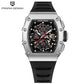 2026 PAGANI DESIGN New 40MM Bucket shaped Hollow Leisure Fashion Men's Quartz Watch Sapphire Glass Quartz Watch Clock