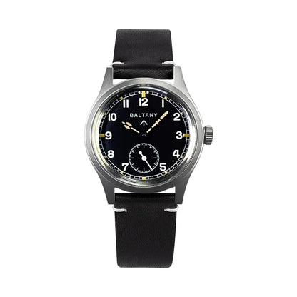 Baltany S2025 36MM D12 Military Watches Man Retro Luminous Stainless Steel Sapphire Crystal Waterproof Automatic Wristwatch