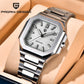 2025 New PAGANI DESIGN 37MM Square Men Quartz Watches Luxury Sapphire Glass AR Coated Business Watch VH31 Luminous Watch for Men