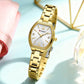 CURREN Silim Simple Quartz Watch for Women Luxury Vintage Wristwatch Luminous Hands Stainless Steel Bracelet Women's Dress Watch