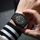 CURREN Fashion Minimalist Men's Watch with Date Display Casual Silicone Strap Quartz Wristwatches Luminous