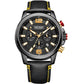 MEGIR Casual Watches Men Luxury Brand Military Sport Watch Leather Wristwatch Luminous Quartz Chronograph Calendar Clock 2156