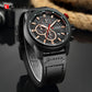 CURREN 8291 Mens Quartz Chronograph Watch Casual Leather Military Sport Fashion Gentleman Wristwatch